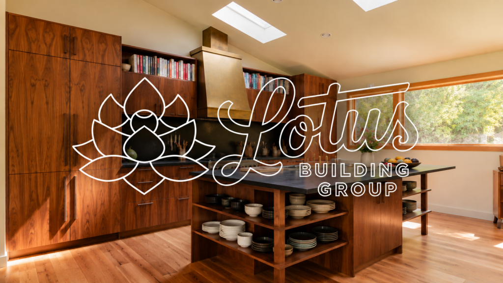 Warm Walnut Kitchen with Lotus